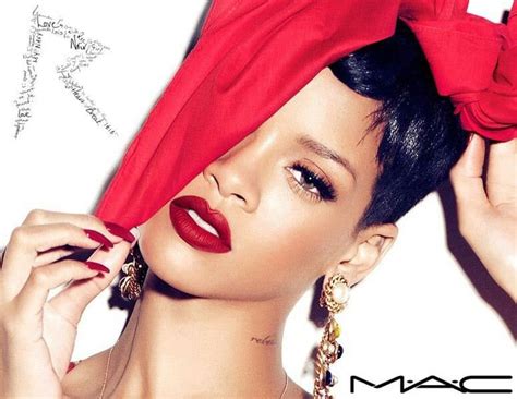 Inlove With This Red Lipstick By Rihanna And Mac Makeup Rihanna