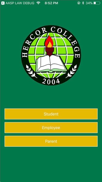 Hercor College Mobile App By Orangeapps Inc