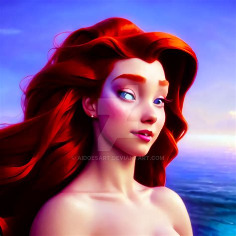 Ariel The Little Mermaid Fanart 3 By Aidoesart On Deviantart