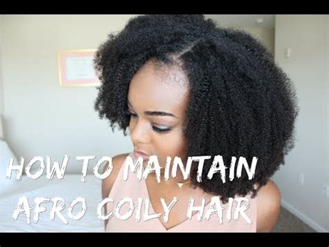 My full natural hair wash day routine. How To Maintain Afro Coily Hair | Queen Weave Beauty - Ify ...