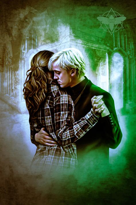 Harry Potter Draco Malfoy And Hermione Granger