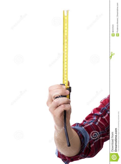 Hand With Meter Stock Photo Image Of Centimeter Female 86727572