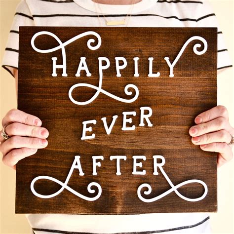 Happily Ever After Sign Wedding Sign Wooden Sign Rustic