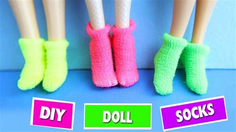 Diy How To Make Doll Socks Easy Doll Crafts Simplekidscrafts