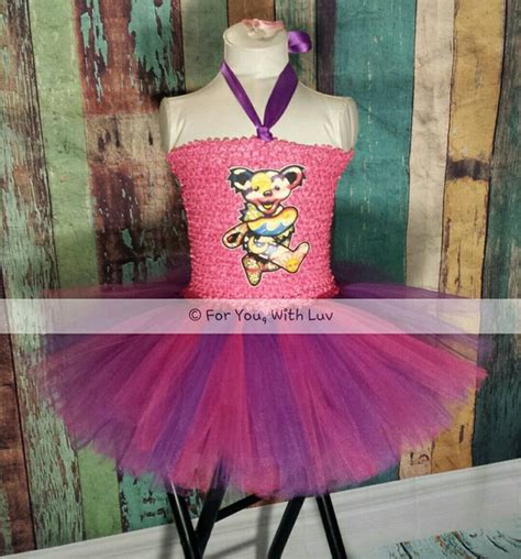 Grateful Dancing Bear Tutu Dress Infant To Adult By Foryouwithluv