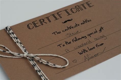 All you need to do is add the correct information of the recipient, the description, the value. 7 Best Images of Printable Gift Certificates For Husband ...