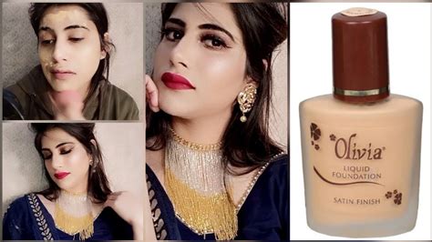 Full Coverage Foundation In Just 100 Rs Olivia Liquid Foundation