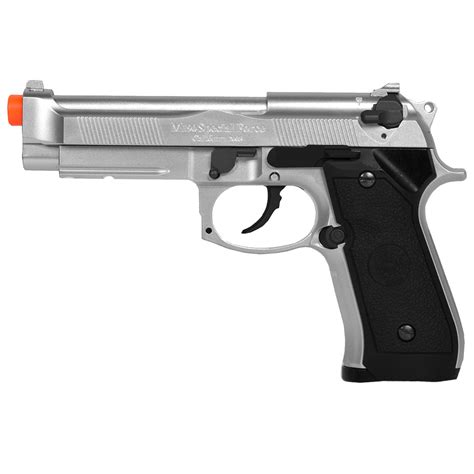 Pistola Beretta 92fs A Gas Co2 Scarrellante In Abs Metallo Silver