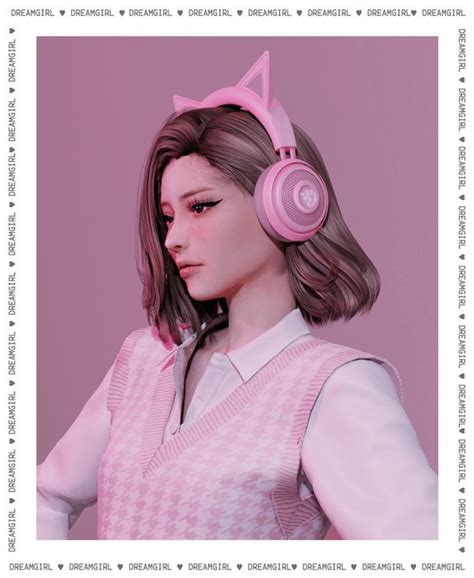 Dreamgirl Kitty Headphones The Sims 4 Download Simsfinds Com On Patreon