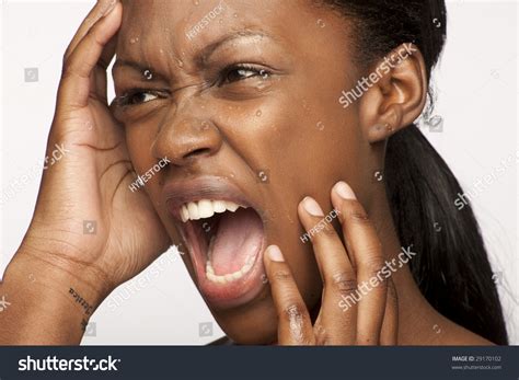 Maybe you would like to learn more about one of these? Beauty Black Skin Woman With Nice Screaming Expression ...