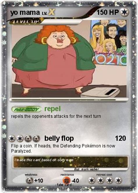 Pokémon Yo Mama 91 91 Repel My Pokemon Card