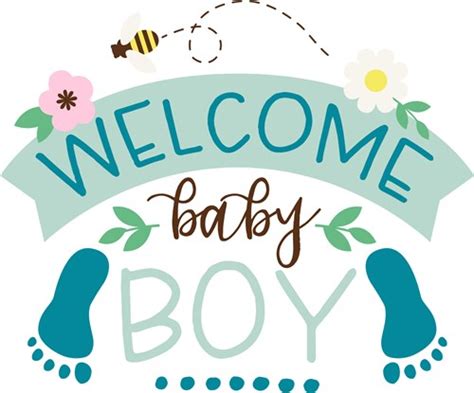 Free Welcome Baby Boy Clipart