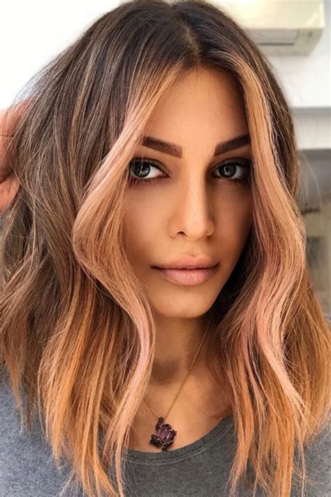 56 Hottest Pink Hair Color Ideas From Pastels To Neons Peach Hair