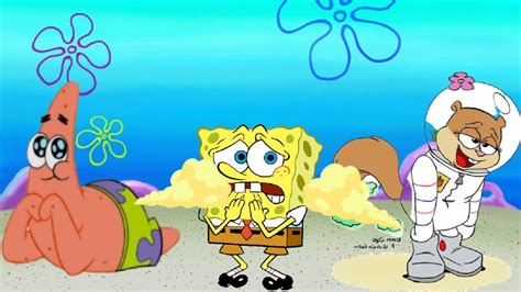 Patrick And Sandy Fаrt Spongebob Sniffs It Youtube
