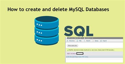 How To Delete And Create Mysql Databases Techdirectarchive