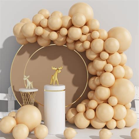 Amazon Com Nude Balloons 84Pcs 18 Inch 12 Inch 5 Inch Blush Party