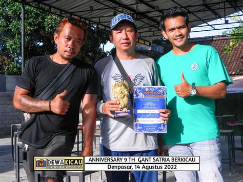 Data Juara Anniversary 9 Th Gantangan Satria Berkicau