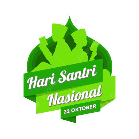 Hari Santri Nasional Text Logo Greeting Hari Santri Hari Santri