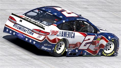Yeah, it may be a few mph slower but when four cars are under a blanket, can you really tell if. 2014 Brad Keselowski - Its Miller Time For America (Miller ...