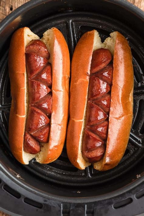 Air Fryer Hot Dogs In 6 Minutes As Good As Grilled Neighborfood