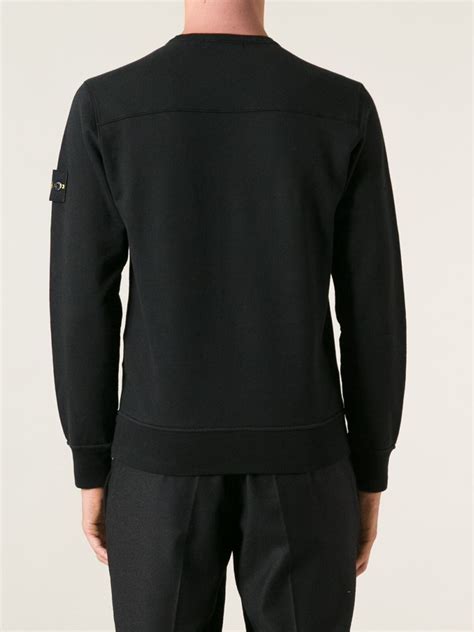 Stone Island Classic Sweatshirt In Black For Men Lyst