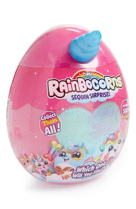Novelty Poster Rainbocorn Sequin Surprise Toy Zuru Surprise Egg