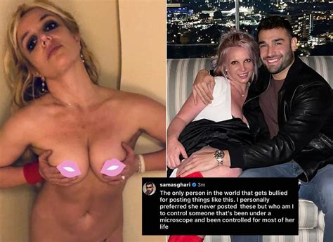 Sam Asghari admite que não gosta de nudes de Britney Spears na web