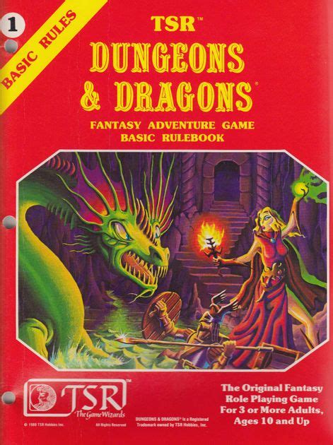 dungeons and dragons basic rulebook second edition rpg item rpggeek