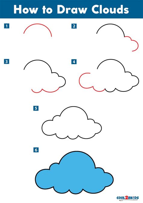 How To Draw A Clouds Coloring Page Netart My Xxx Hot Girl
