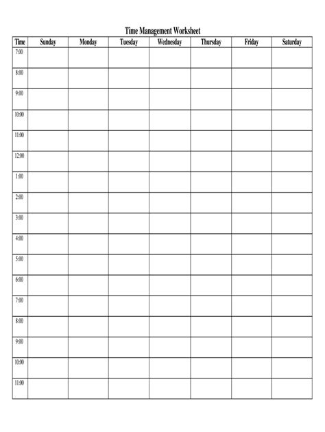 Fillable Weekly Calendar Fill Online Printable Fillable Blank