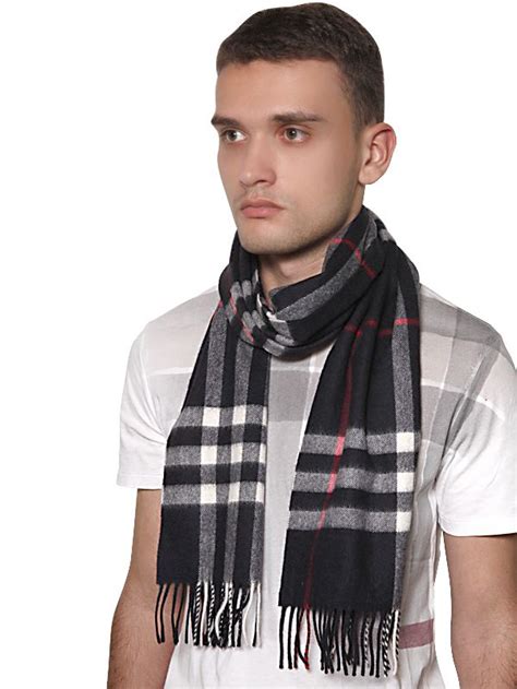 Find the finest selection of classic designs up to new season styles from british heritage brand buberry online. Burberry Giant Check Pattern Cashmere Scarf in Navy (Blue) for Men - Lyst