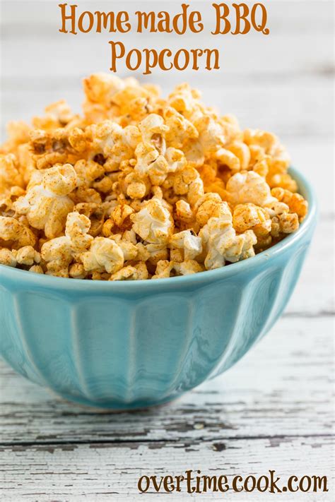 Homemade Barbecue Popcorn Overtime Cook
