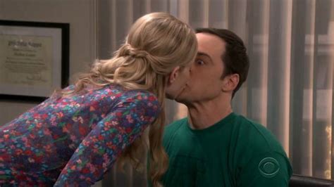 Sheldon Unexpected Kiss The Big Bang Theory Sheldon Unexpected Kiss