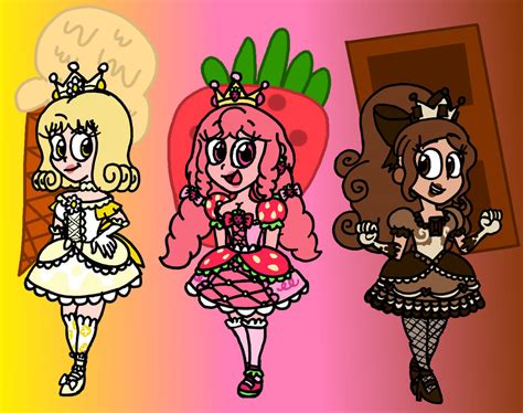 C Sweet As Candy Princesses By Captainquack64 On Deviantart