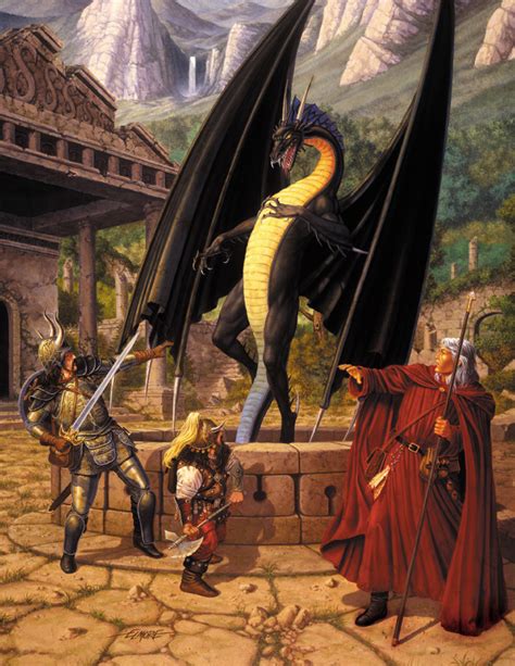 Out Of The Darkness By Larry Elmore Draconika Dragon Pictures