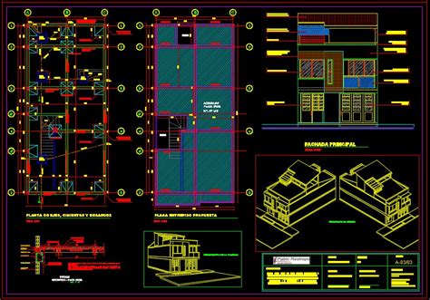 Fachadas De Casas De Dos Pisos En Autocad Lasopacomputers