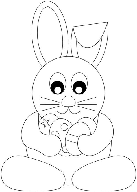 cute easter bunny coloring pages