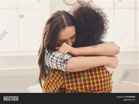 Woman Hugging Her Image And Photo Free Trial Bigstock