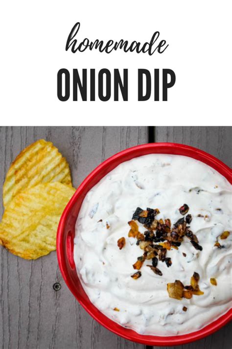 Top with parsley to garnish (optional) and serve with your favorite dippers. Homemade Onion Dip ⋆ Books n' Cooks | Recipe | Homemade ...