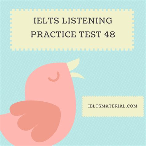 Ielts Listening Practice Test 48