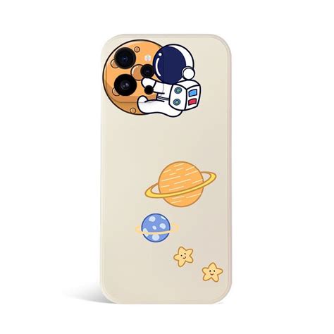 Iphone 13 Pro Max Cute Case Outer Space Astronauts Mobile Phones