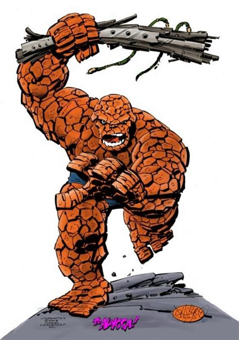 The Thing By John Byrne Superhero Comic Marvel Heroes Fantastic