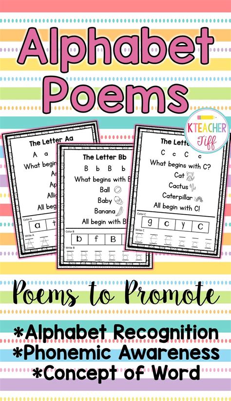 These Alphabet Poems Are Perfect For Beginning Sounds And Alphabet