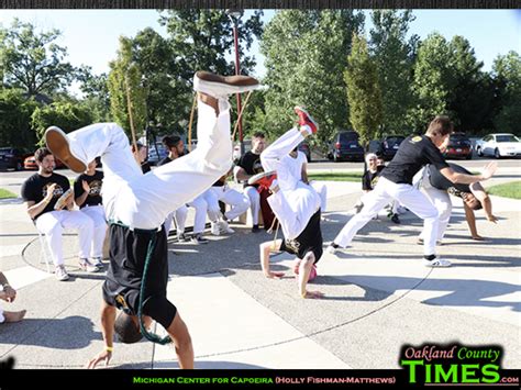 capoeira a monthly ritual of african brazilian music and martial arts oakland county times