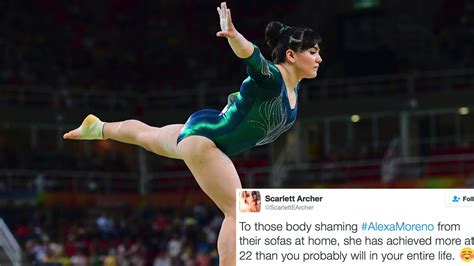 Olympic Gymnast Alexa Moreno Is Being Called “fat” By Body Shamers On