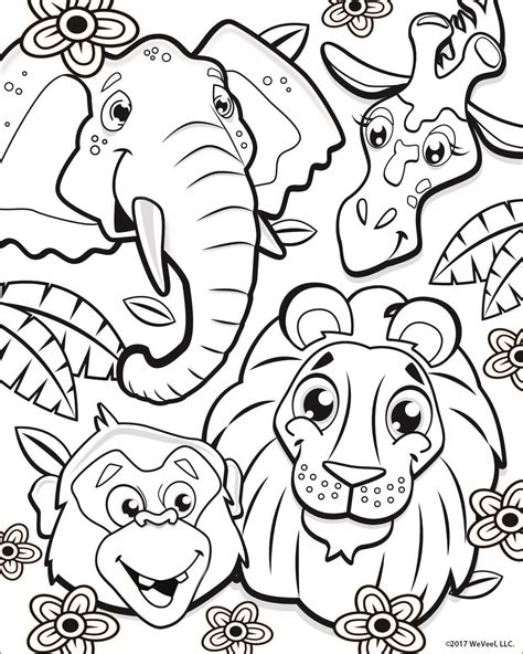 Safari coloring page preschool submited images pic 2 fly wild animal coloring pages animals silly animals animal mashups animal printables majestic animals animals and pets funny hilarious animal list of jungle animals coloring book pict best coloring pages for pre k. Coloring Pages: Jungle | Zoo coloring pages, Jungle ...