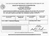 Michigan Sales Tax License Form Images