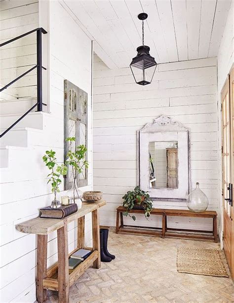 52 Cozy And Simple Farmhouse Entryway Décor Ideas Digsdigs