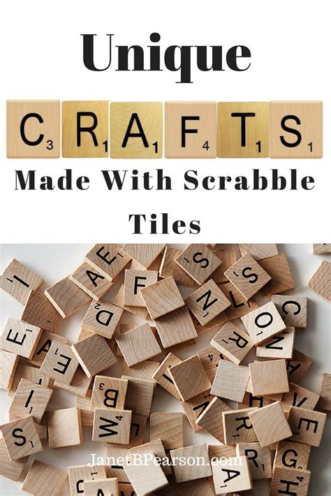 Creative Things To Do With Scrabble Tiles Scrabble Tile Crafts