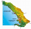 Geographic Map Trieste - MapSof.net